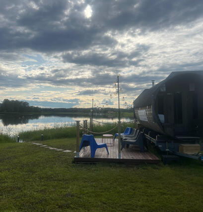Utsikt från Siljansnäs Camping